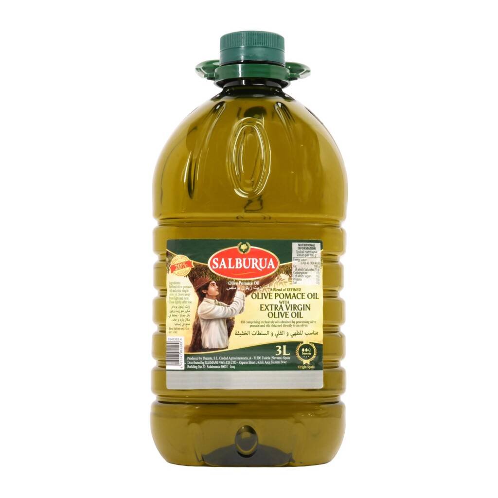 Salburua Refined Olive Pomace Oil with Extra Virgin Olive Oil 3 L