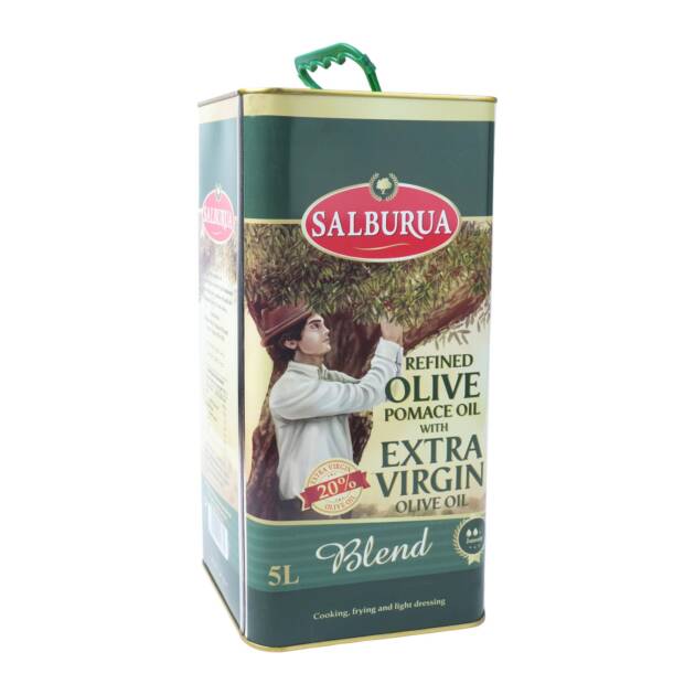 Salburua Refined Olive Pomace Oil with Extra Virgin Olive Oil 5 L Tin